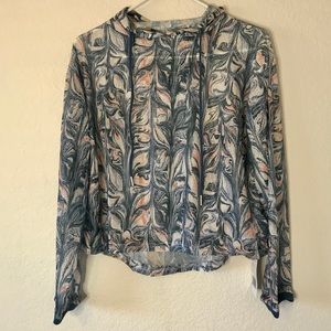 The Free Yoga Mesh Stretch Hoodie Long Sleeve